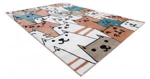 Dětský kusový koberec Fun Gatti Cats pink 160x220 cm