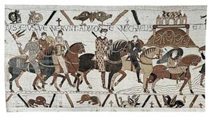 Vlámský gobelín tapiserie - Bayeux Mont St Michel