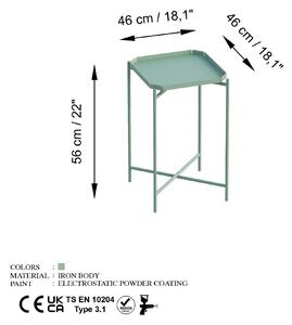 Konferenční stolek Museli 8 (zelená). 1093284
