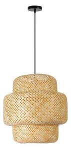 Immax 08268L - Lustr na lanku HILO 1xE27/40W/230V pr. 47 cm bambus