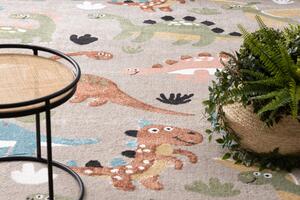 Dětský kusový koberec Fun Dino beige 140x190 cm