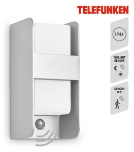 Telefunken 321104TF-Venkovní nástěnné svítidlo se sen. 1xE27/12W/230V IP44 bílá