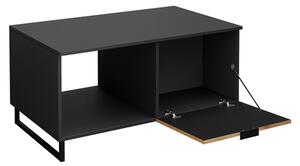 Konferenční stolek Surezi 100, Barva: Černý grafit/Černý grafit + Wotan Mirjan24 5903211298943
