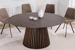 Designový jídelní stůl Wadeline 140 cm tmavý dub