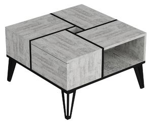 Konferenční stolek Bunuto (bílá + černá). 1093303