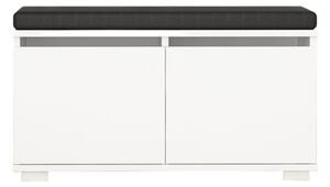 Botník DRAGO 42x80 cm bílá/černá
