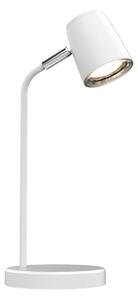 LED moderní stolní lampička MIA C, bílá