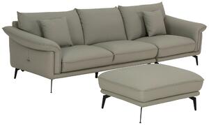 TŘÍMÍSTNÁ POHOVKA, textil, šedohnědá MID.YOU - Online Only sedačky, Online Only
