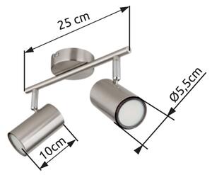 Globo 57914-2N - Bodové svítidlo ALLVI 2xGU10/25W/230V chrom