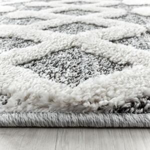 Kusový koberec Pisa 4710 Grey kruh 80x80 cm