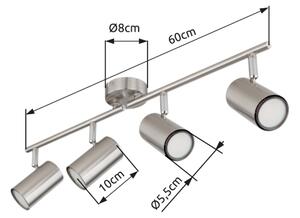 Globo 57914-4N - Bodové svítidlo ALLVI 4xGU10/25W/230V chrom