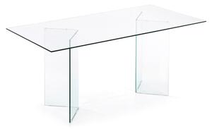 Skleněný jídelní stůl 90x180 cm Burano – Kave Home