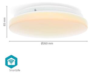Nedis WIFILAC35WT - LED RGBW Stm. svítidlo LED/18W/230V 2700-6500K IP44 Wi-Fi