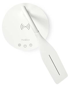 Nedis LTLGQ4M2WT - Stm. lampa s bezdr. nabíjením Qi LED/5,5W/230V 2700-6500K