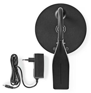 Nedis LTLGQ4M2BK - Stm. lampa s bezdr. nabíjením Qi LED/5,5W/230V 2700-6500K