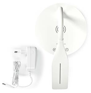 Nedis LTLGQ4M2WT - Stm. lampa s bezdr. nabíjením Qi LED/5,5W/230V 2700-6500K
