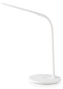 Nedis LTLGQ4M2WT - Stm. lampa s bezdr. nabíjením Qi LED/5,5W/230V 2700-6500K
