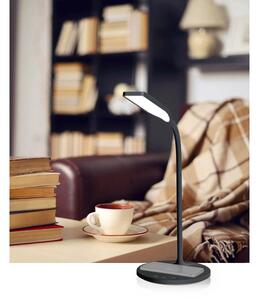 Nedis LTLGQ4M2BK - Stm. lampa s bezdr. nabíjením Qi LED/5,5W/230V 2700-6500K