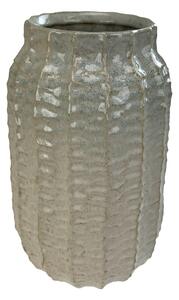 Váza keramická Coral 31,5 cm krémová glazovaná