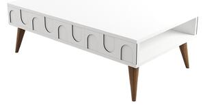 Konferenční stolek Bipemu 1 (bílá + ořech). 1093327