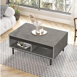 Konferenční stolek Dopabi (šedá + černá). 1093328