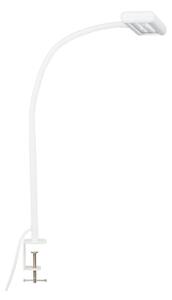 Brilo - LED Flexibilní stolní lampa s klipem TRASNA LED/7,5W/230V bílá