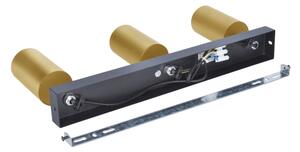 Brilagi - Bodové svítidlo SELE GOLDEN 3xGU10/30W/230V černá/zlatá
