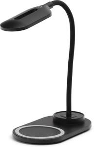 LED stolní lampa s funkcí bezdrátového nabíjení OLIEN, 3W, teplá-studená bílá, černá
