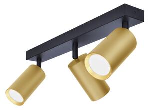 Brilagi - Bodové svítidlo SELE GOLDEN 3xGU10/30W/230V černá/zlatá