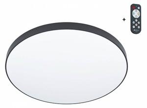 LED stropní přisazené osvětlení ZUBIETA-A, 24W, teplá bílá-studená bílá, 45cm, kulaté, černé