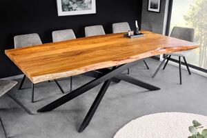 Designový jídelní stůl Massive 200 cm akácie, deska 60mm
