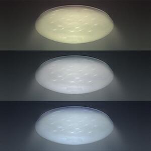 WO763 Solight LED stropní světlo Star, kulaté, 24W,1440lm, dálkové ovládání, 37cm