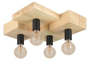 Eglo 43798 - Stropní svítidlo HALKIN 4xE27/40W/230V