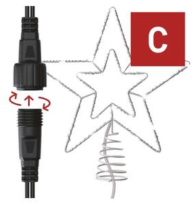 D1ZC01 CONNECT TOP TREE STAR 30LED CW