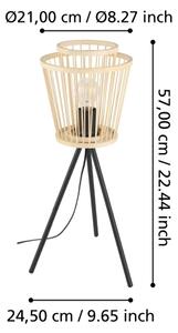 Eglo 43854 - Stolní lampa HYKEHAM 1xE27/40W/230V