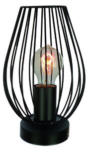 Stolní designová lampa RAPALLO, 1xE27, 60W, černá