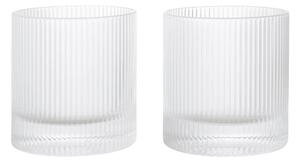 Sklenice Ripple Tumbler Clear – set 2 ks