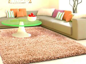 Kusový koberec Efor Shaggy 2226/Beige 60x115 cm