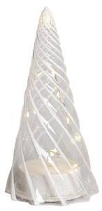 SIRIUS LED světelný stromek, skleněný, čirý, 19 cm