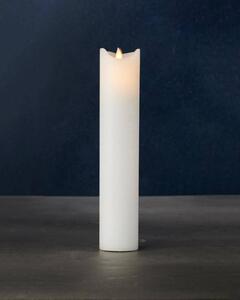SIRIUS Vosková LED svíčka Sara, 25 cm, bílá