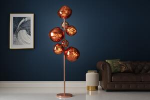Designová stojanová lampa Hanzila 168 cm měděná