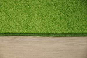 Kusový koberec Dynasty 71 - zelená - SRDCE 123x140 cm