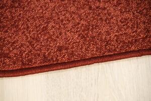 Kusový koberec De Luxe - červená - SRDCE 100x115 cm