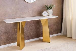 Designová konzole Napayshni 140 cm bílá