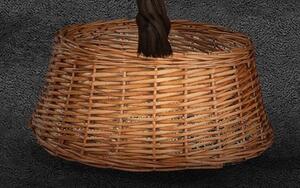 DECOLED Proutěný košík, prům. 62 cm, výška 29 cm