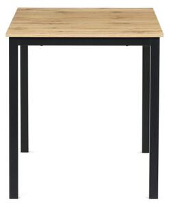 Jídelní stůl 110x70 cm GDT-202 OAK divoký dub / černý