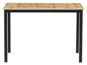 Jídelní stůl 110x70 cm GDT-202 OAK divoký dub / černý