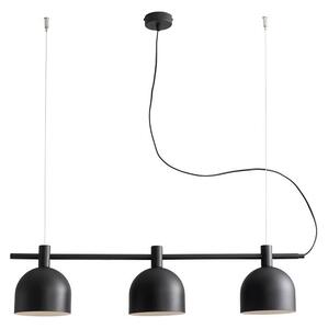 Závěsné skandinávské osvětlení nad jídelní stůl BERYL, 3xE27, 60W, černé