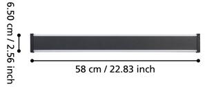 Eglo 900677 - LED Venkovní nástěnné svítidlo NEVIANO 2xLED/7W/230V 3000K IP55