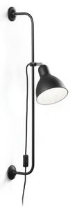Nástěnná lampa SHOWER, černá Ideal lux SHOWER 179643